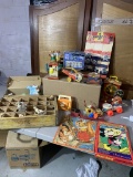 Empress Official Badges, Dog and Squirrel Figurines and Vintage Toys