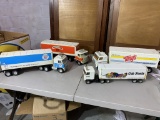 4 Advertising / Promotional Toy Trucks