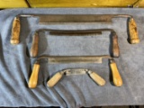 Group lot of antique Draw Shave Tools