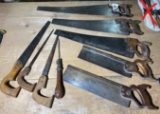 Antique Hand Saws Group Lot