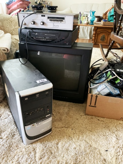 Collection of Electronics - computer, tv, vintage amp etc