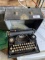 Antique small Underwood Typewriter in case