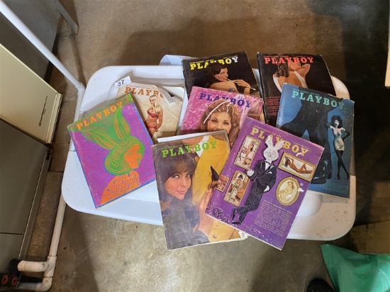 Group lot of 1960s Playboy magazines