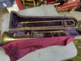 Antique Trombone in Case by Roth-Reynolds