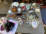 Table lot of misc. antiques, vintage and more