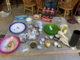 Table lot of misc. antiques, vintage and more