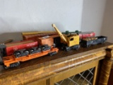 Group lot of assorted vintage Lionel Model Railroad cars