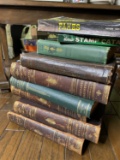 Group lot of old books including Character Sketches, Pictured Knowledge