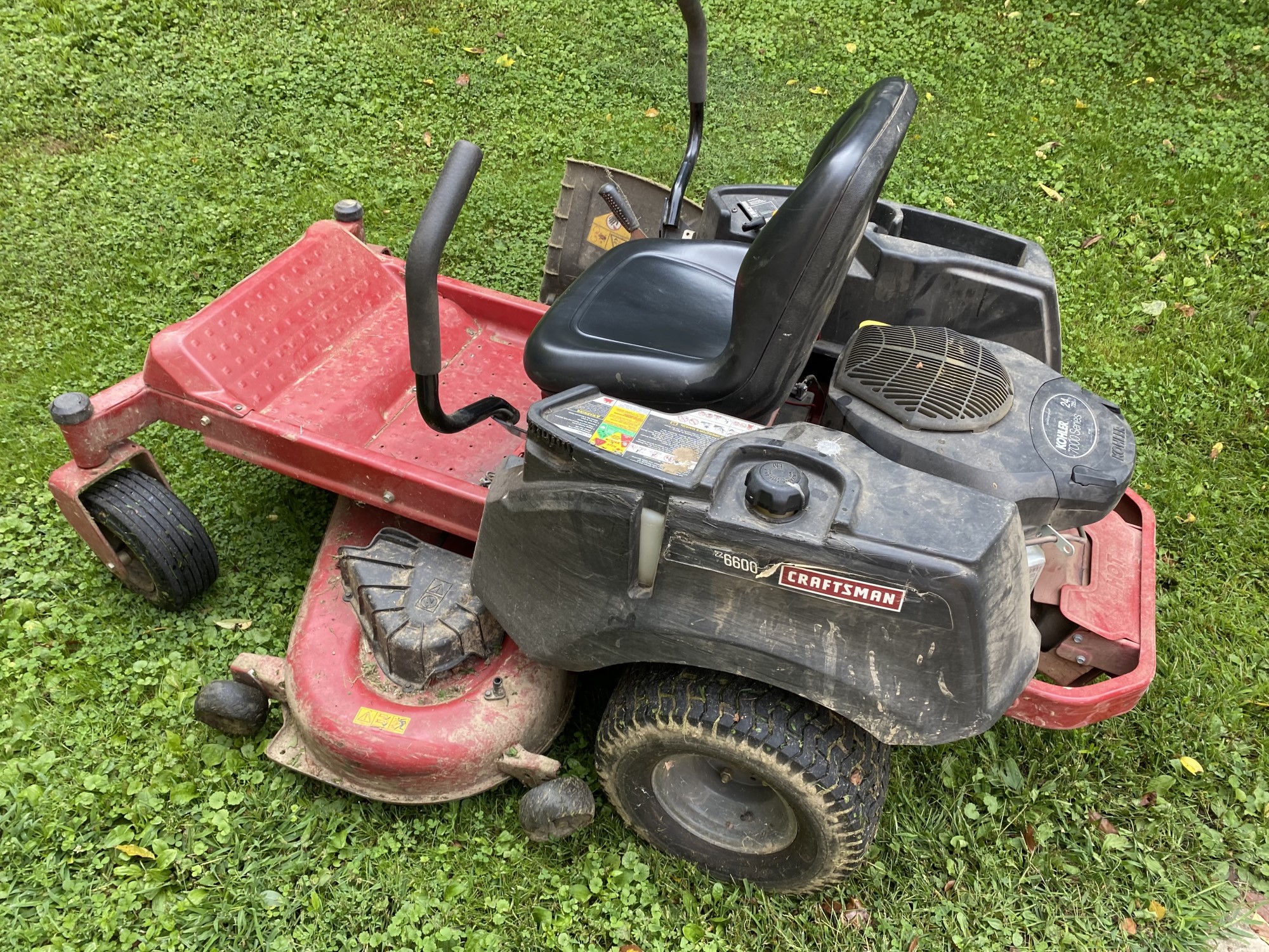 Craftsman z6600 zero turn sale