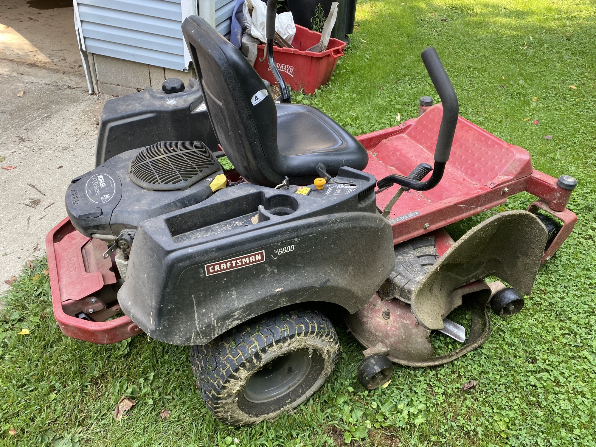 Craftsman z6600 Zero Turn Lawn Mower Proxibid