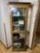 Nicer oak curio cabinet and contents