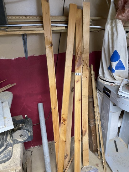 Assorted scrap lumber pictured