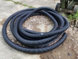 Section of plastic drainage hose