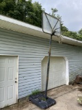 Basketball post and base