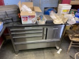 Nice Stainless Steel Metal Shop Tool Cabinet WITH TOOLS