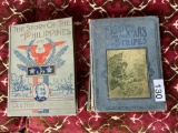 2 Antique US Military Related books, Philippines, Civil War