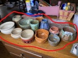 Group lot of assorted art pottery