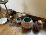 Group lot of assorted art pottery and more