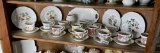 Shelf lot of assorted antique china