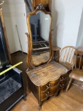 Antique Dresser with Mirror