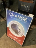 Vintage Change Barack Obama 2008 Campaign Poster