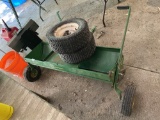 John Deere Aerator Seeder PLUS two wheels/tires