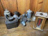 Group lot assorted antique, primitive items