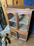Miniature antique cupboard or cabinet