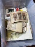 Tote lot of early paper and ephemera