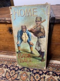 1897 Home Baseball Game Lithography Box Lid
