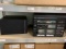 Magnavox Integrated Stereo System Model MX1810 BK01 with 2 Magnavox Speakers