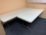 (1) 8ft Lifetime Table and (1) 6ft Lifetime Table
