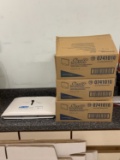 Toilet Seat Cover Dispenser and (3) new Boxes of Scotts Toilet Seat Covers.  3,000 per case