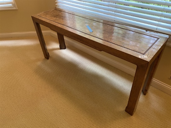 Vintage wooden parson's or couch table