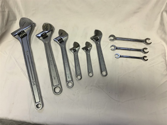 NICE Group of SK Adjustable Wrenches.