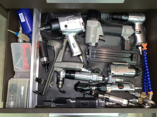 Large Group of Pneumatic Tools