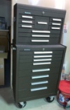 GREAT CONDITION! Kennedy Double Stack Toolbox with Key and Drawer Liners.