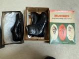 Vintage Golf Shoes Size 10 and Vintage Ice Skates Size 11