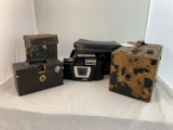 Group Lot of Cameras Triad Corp Forton 3, Kodak Panorama and more