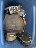 Group Lot of Movie Camera Parts and Pieces