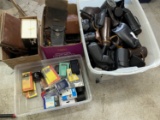 Huge Lot of Camera and Lens Cases! A lot of Leather cases.  See Photos!