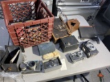 Large lot of assorted vintage and antique cameras
