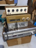 Group lot of Old Stereo related equipment