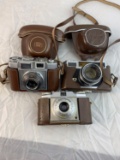3 Vintage Cameras to Include. Zeiss Ikon, Taron VL, Silette Pronto.