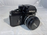 Vintage Nikon F2 Camera with Lens
