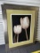 Decorative photo of flowers in frame