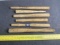 Group lot of new old stock hickory tool handles