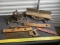 2 Antique Miter Saws including Stanley, Levels etc