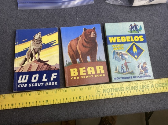 Group of three vintage Boy Scout books