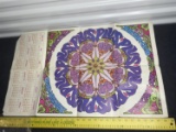 Vintage Drexel Psychedelic Furniture Advertising Calendar/Poster